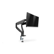 Digitus | Desk Mount | Universal Dual Monitor Mount with Gas Spring and Clamp Mount | Swivel, height adjustment, rotate | Black DA-90395