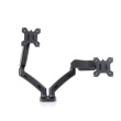 ART Desk handle on gas spring for 2 LEDs / LCDs 13-27 inches L-13GD
