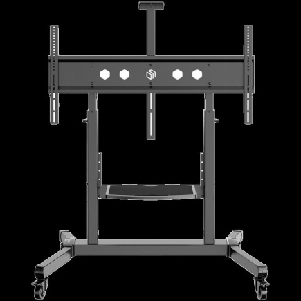 ONKRON Mobile TV Stand Rolling TV Cart for 50 to 100-Inch Screens up to 120 kg, black