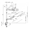 LogiLink Sit-stand workstation monitor desk mount 13-2