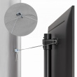 Maclean TV floor stand, 32-70 inches 40kg, MC-494 black