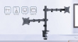 Gembird Desk mounted double monitor arm 17-32 inches 9kg