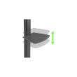 Techly Mobile TV stand, 32-65 inches, 35 kg, tiltable