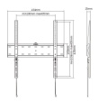 Gembird TV Wall Mount 32 inches - 55 inches 40 kg fixed