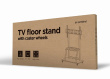 Gembird TV rack 37-100 inches on wheels