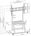 ART ART Mobil stand + TV mount 37-100'' 150kg