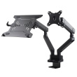 Maclean MC-813 Dual Desk Mount for a Monitor and a Laptop 17 