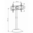 Techly ICA-TR12 TV mount 177.8 cm (70