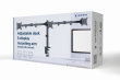 Gembird MA-D3-01 Adjustable desk 3-display mounting arm (rotate, tilt, swivel), 17”-27”, up to 7 kg