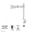 Neomounts NM-D135SILVER Monitor arm 10-30