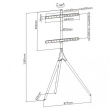 Techly ICA-TR18SAM TV mount 165.1 cm (65