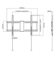 Gembird WM-80F-01 TV mount/stand 2.03 m (80
