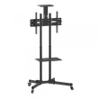 Manhattan TV & Monitor Mount, Trolley Stand, 1 screen, Screen Sizes: 37-65