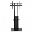 Maclean Slim TV Floor Stand Wit h Shelf MC-865