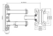 Maclean MC-740 TV mount 13-23