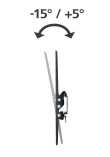 Hama TV holder LCD/LED 800x400 motion XL 75 inch