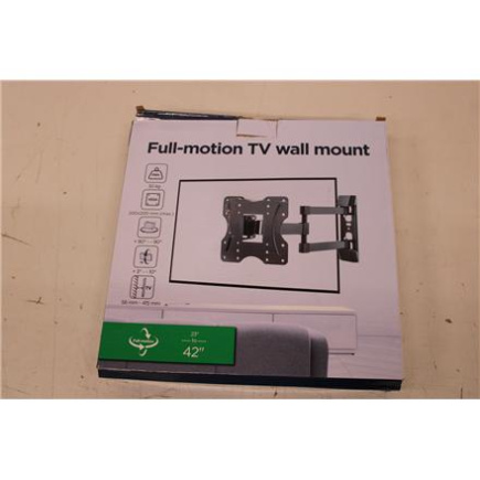 Восстановленный. Gembird WM-42ST-02 TV wall mount (full-motion), 23”-42” | Gembird | Wall mount | WM-42ST-02 | Tilt, Swivel | 23-42 