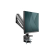 Digitus Desk Mount | Universal Single Monitor Mount with Gas Spring and Clamp Mount | Adjustable Height, Rotate, Tilt, Swivel | 15-35 