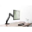 Digitus Desk Mount | Universal Single Monitor Mount with Gas Spring and Clamp Mount | Adjustable Height, Rotate, Tilt, Swivel | 15-35 