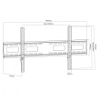Maclean TV Wall mount 43-120'' 120kg MC-420
