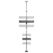 Telescopic TV holder, ceiling and floor with shelf Maclean MC-791N 37 