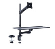 Maclean Monitor and Keyboard Mount, for Standing Up Work, MC-681