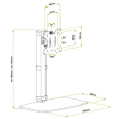 Techly ICA-LCD 260 monitor mount / stand 68.6 cm (27