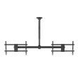 Maclean ceiling mount for two TVs, max load 2x40kg, 34-60