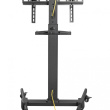 Techly ICA-TR21L multimedia cart/stand Black Flat panel