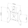 Techly Wall mount for TV LCD/L ED 13-37inch 35kg VESA