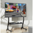 Techly Mobile TV stand 45-90 inches, 60 kg, AV shelf