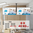 Maclean Double Tv ceiling mount MC-111 B