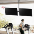 Maclean Double Tv ceiling mount MC-111 B