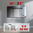 Maclean Maclean extra slim TV mount MC-123