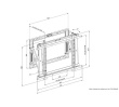 Neomounts Video wall mount WL95-800BL1 POP 42-70 cali 35kg 200x200-600x400