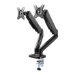 Desktop Swivel Mount for Two LCD Monitors Gas Spring