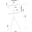 Techly ICA-TR50 TV mount 165.1 cm (65