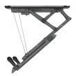 Techly Motorized Swivel Ceiling TV Mount Smart Home Integration for TVs from 32-70