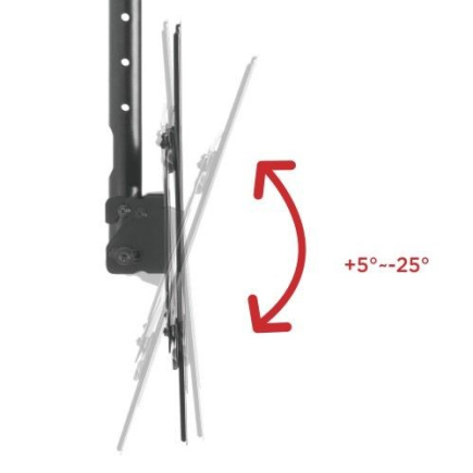Maclean TV Ceiling Mount, max VESA 600x400, 23-100