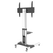 Techly Floor Stand with Shelf Trolley TV LCD/LED/Plasma 50-92