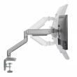 Ergo Office Aluminium Monitor Mount with Gas Spring, Double Arm, VESA 75x75/100x100, 17