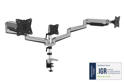 Digitus Triple monitor mount, 3x 27