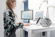 Digitus Electric Height-Adjustable Desk with USB-Charger and Drawer