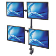 Manhattan Quad Desk Mount for TV & Monitors, For screens 10