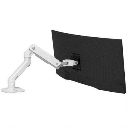 Ergotron HX DESK SINGLE MONITORARM Valge/42IN 9-19KG TILT 75 MIS-D 10Y W