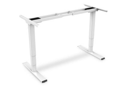 Digitus Electrically Height-Adjustable Table Frame, dual motor, 3 levels, Valge