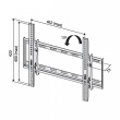 TB TV wall mount TB-451 up to 65 40kg max VESA 400x400