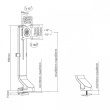 Maclean Desk Mount LED 32 LCD Monitor Hanger MC-853