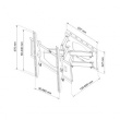 ART LCD bracket AR-65 32-80 '' 60kg LCD/LED vertical/horizontal adjustment