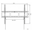 Techly Holder for LCD/LED 42-80inch slim Must